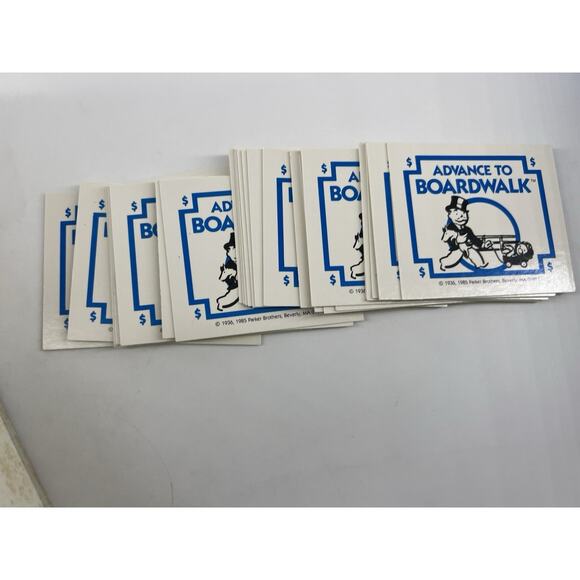 "Advance To Boardwalk" Board Game Parker Brothers 1985 Vintage 100% Complete - Picture 4 of 16